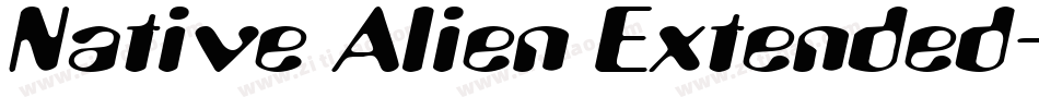 Native Alien Extended字体转换